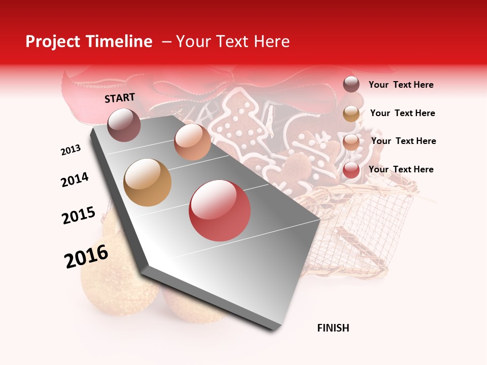 Food Snack Christmas PowerPoint Template