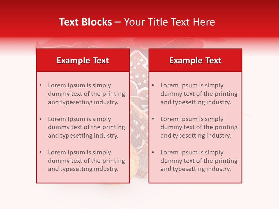 Food Snack Christmas PowerPoint Template