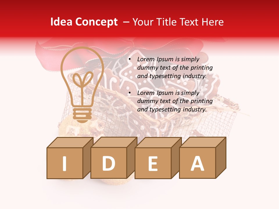 Food Snack Christmas PowerPoint Template