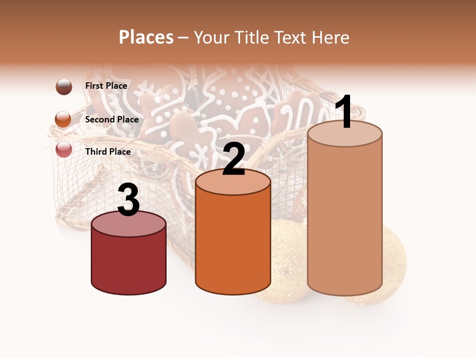 Tree White Background Holiday PowerPoint Template