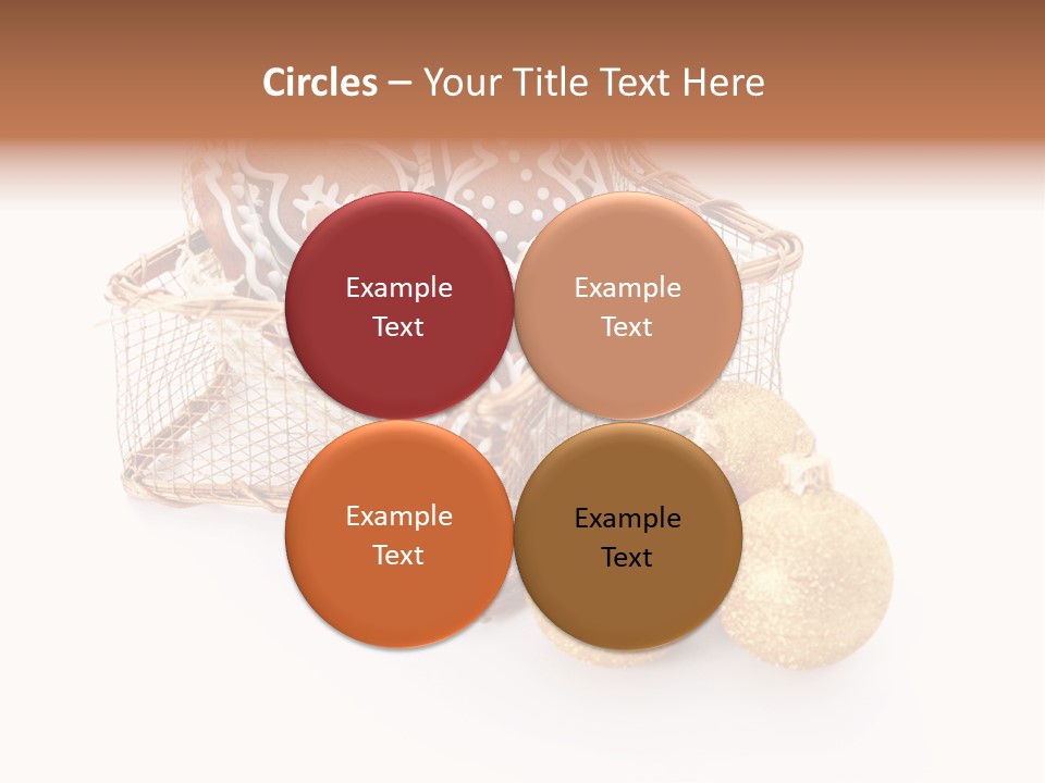 Tree White Background Holiday PowerPoint Template