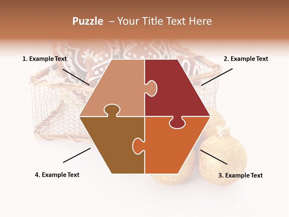 Tree White Background Holiday PowerPoint Template