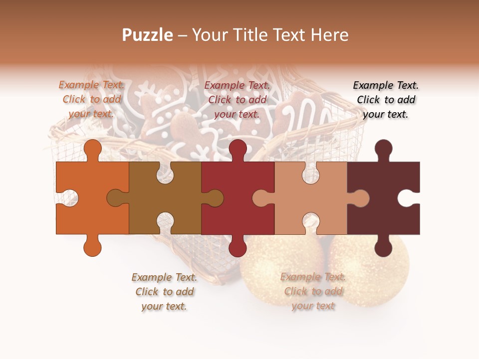 Tree White Background Holiday PowerPoint Template