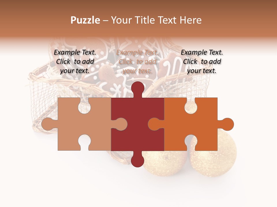 Tree White Background Holiday PowerPoint Template