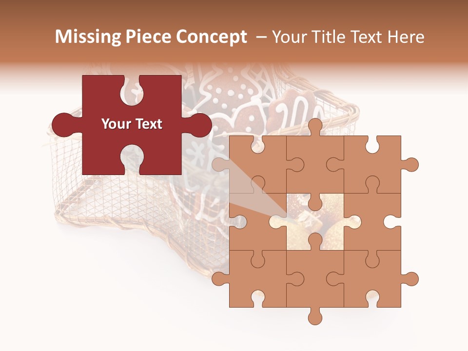 Tree White Background Holiday PowerPoint Template