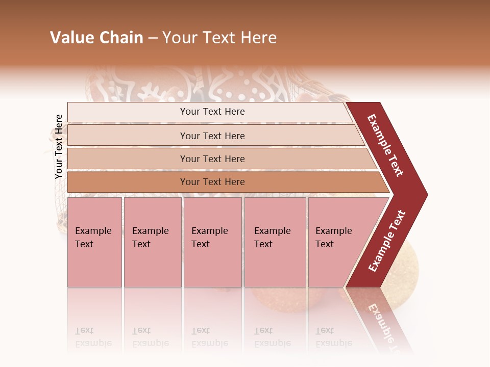 Tree White Background Holiday PowerPoint Template