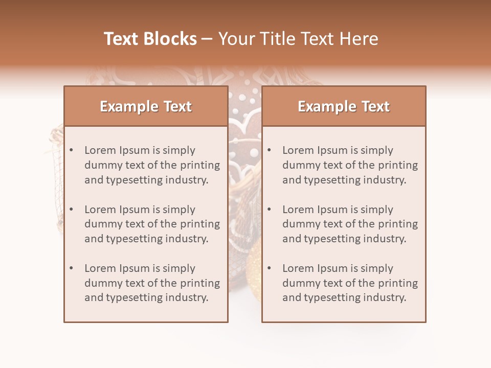 Tree White Background Holiday PowerPoint Template