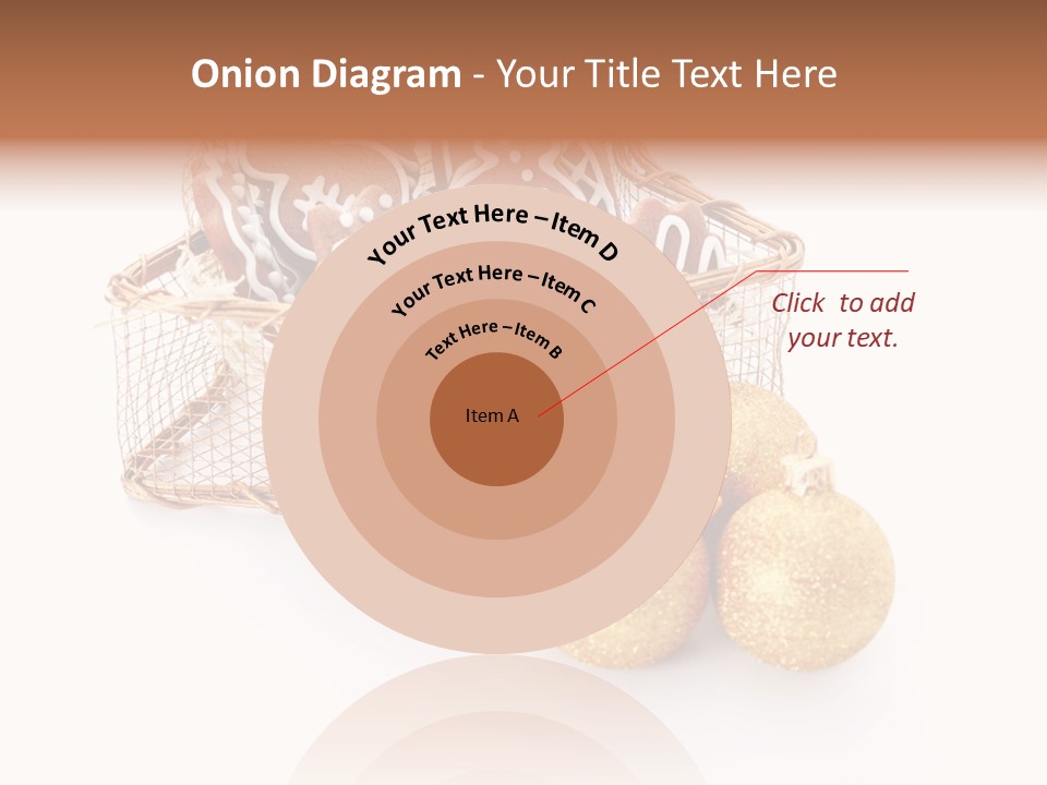 Tree White Background Holiday PowerPoint Template