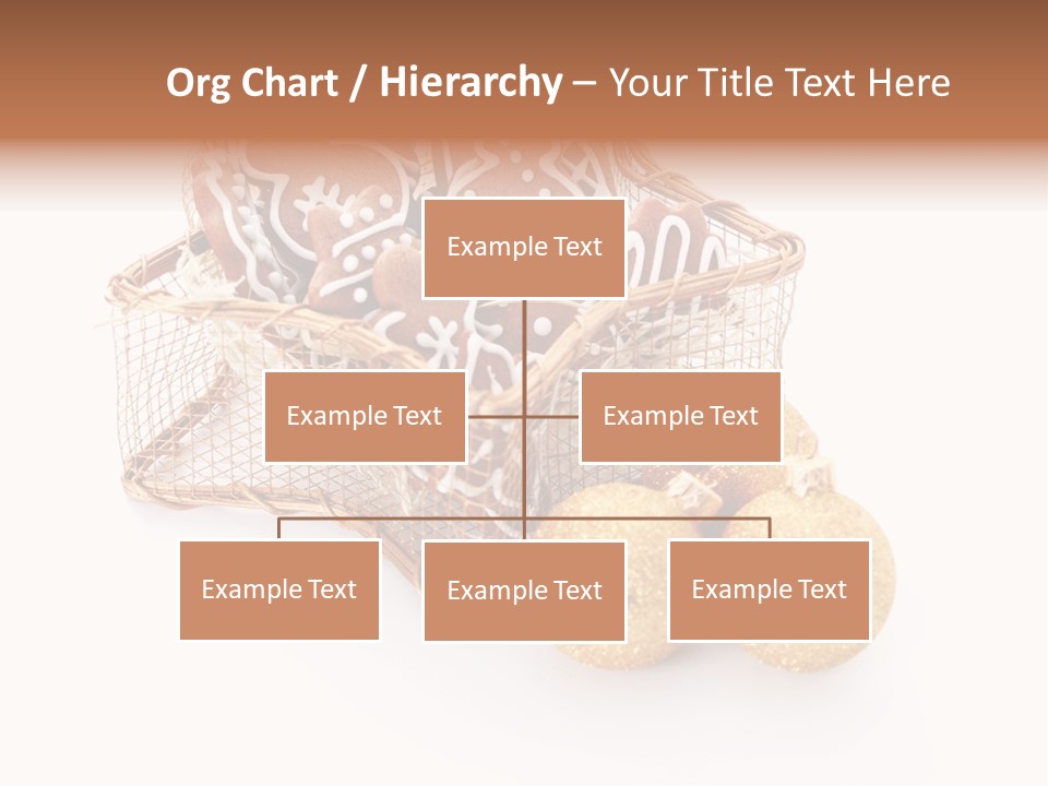 Tree White Background Holiday PowerPoint Template