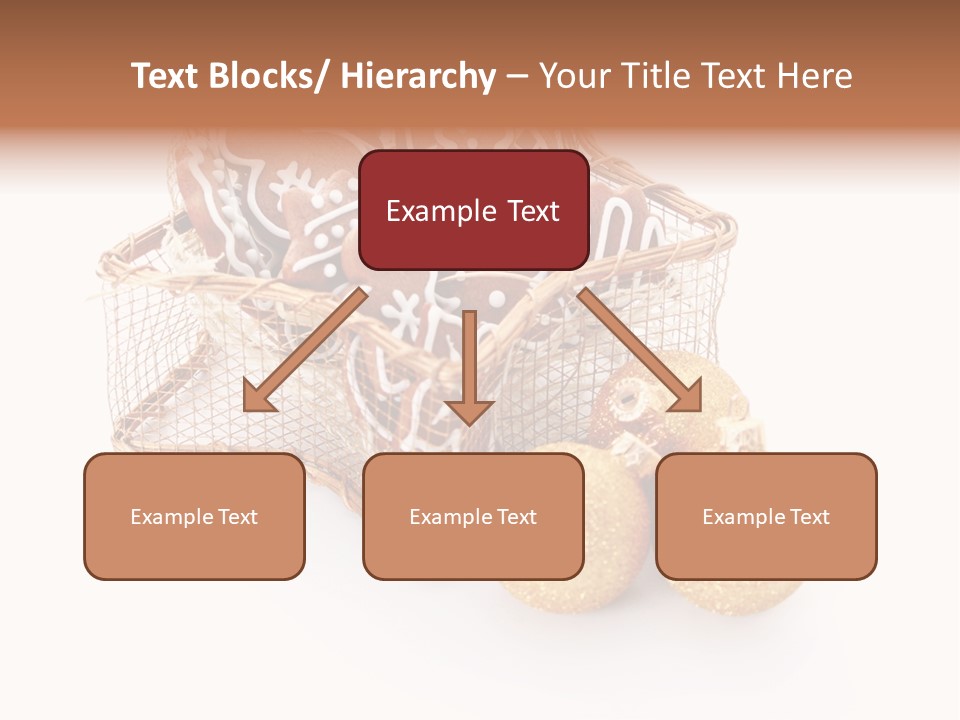 Tree White Background Holiday PowerPoint Template