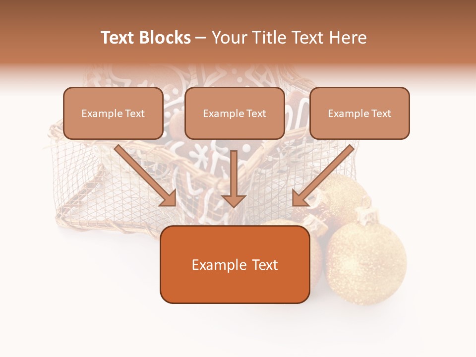 Tree White Background Holiday PowerPoint Template