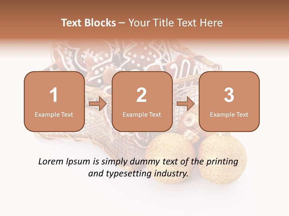 Tree White Background Holiday PowerPoint Template