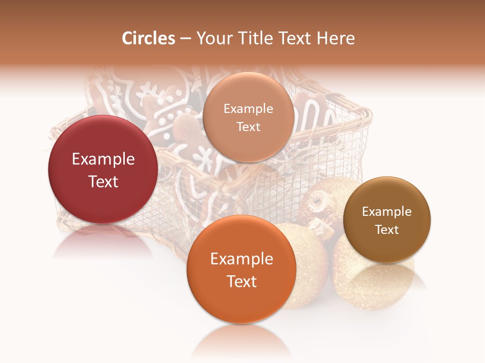 Tree White Background Holiday PowerPoint Template