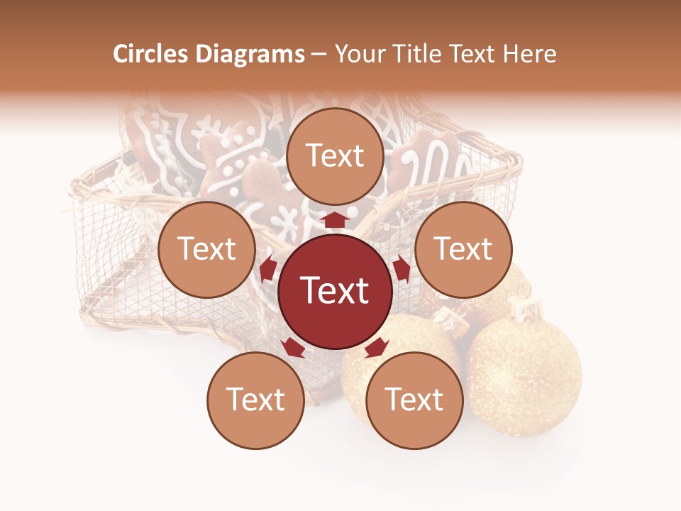 Tree White Background Holiday PowerPoint Template