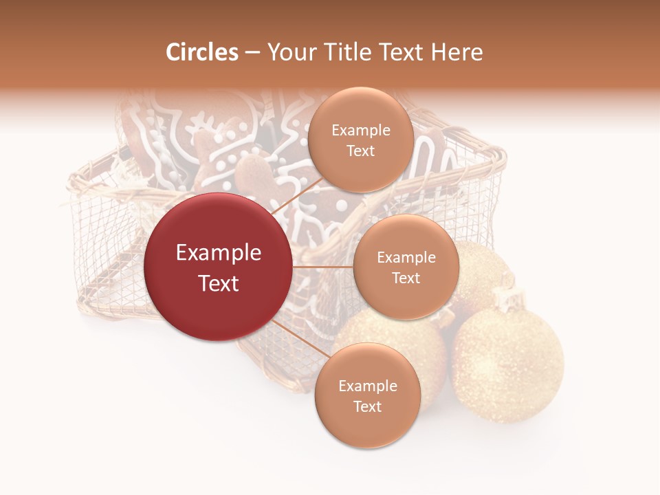 Tree White Background Holiday PowerPoint Template