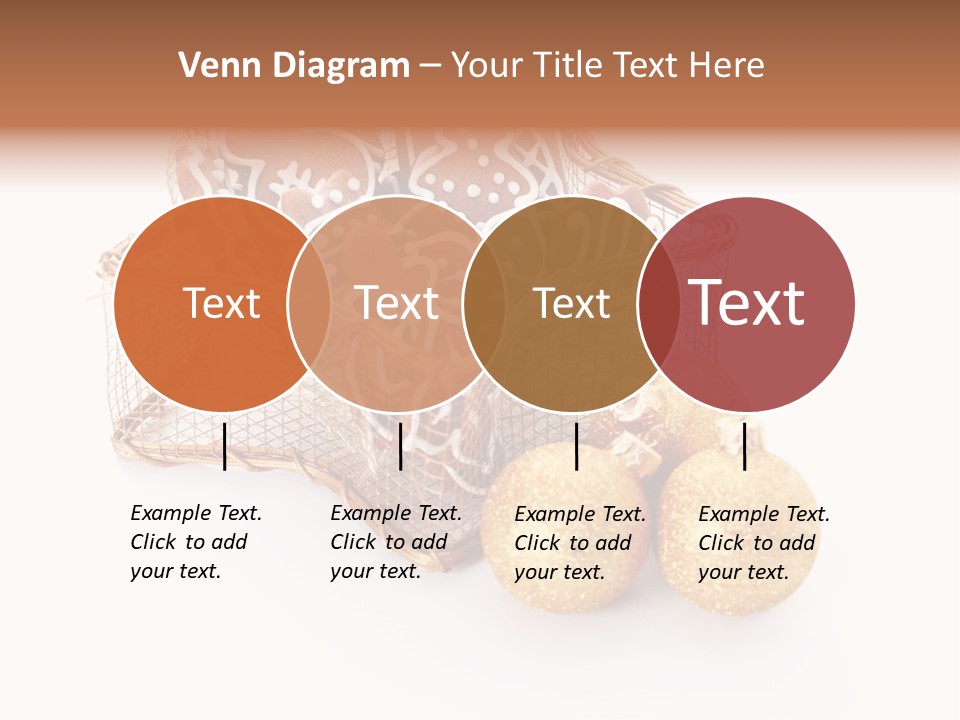 Tree White Background Holiday PowerPoint Template