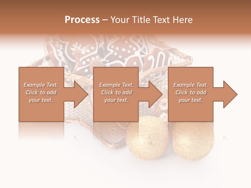 Tree White Background Holiday PowerPoint Template