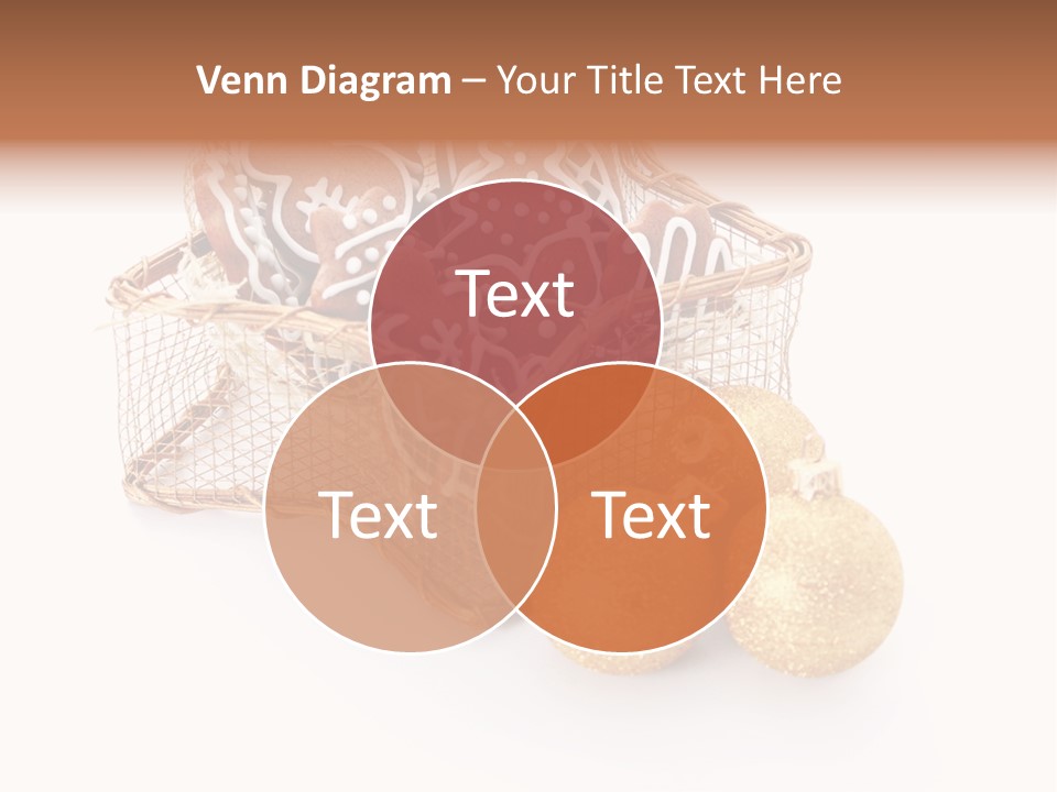 Tree White Background Holiday PowerPoint Template