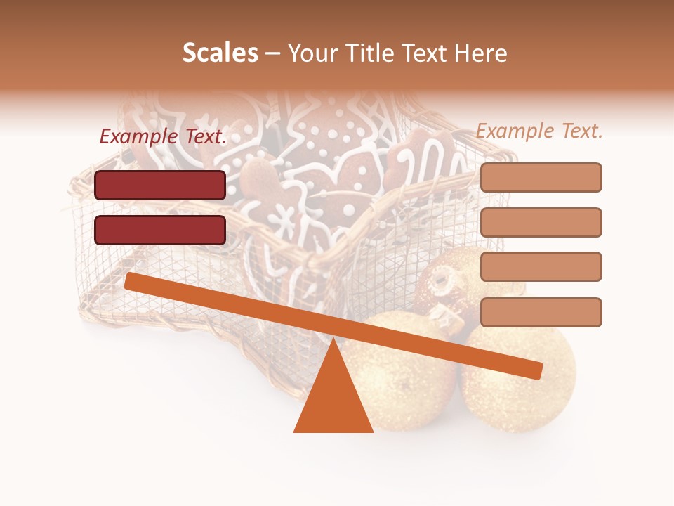 Tree White Background Holiday PowerPoint Template