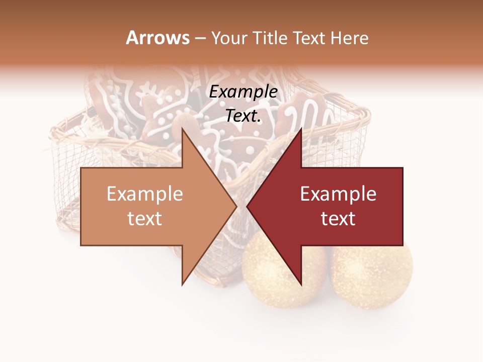 Tree White Background Holiday PowerPoint Template