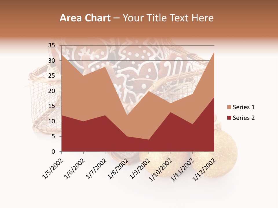 Tree White Background Holiday PowerPoint Template