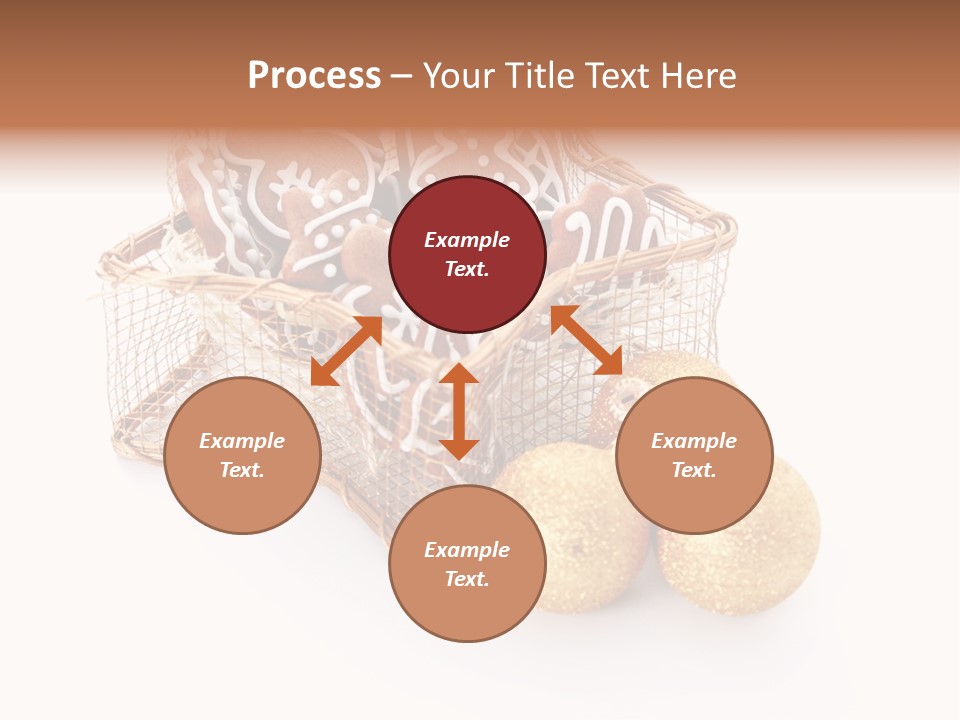 Tree White Background Holiday PowerPoint Template