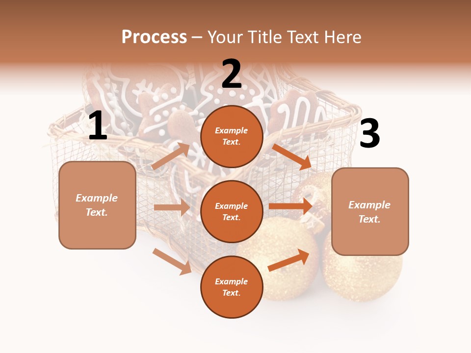 Tree White Background Holiday PowerPoint Template