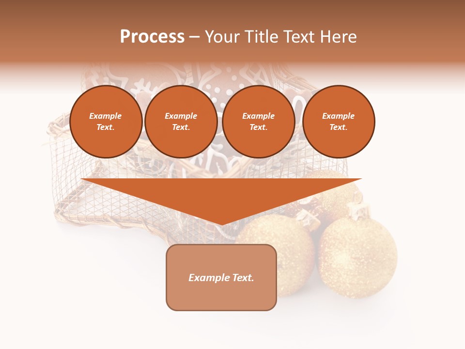 Tree White Background Holiday PowerPoint Template