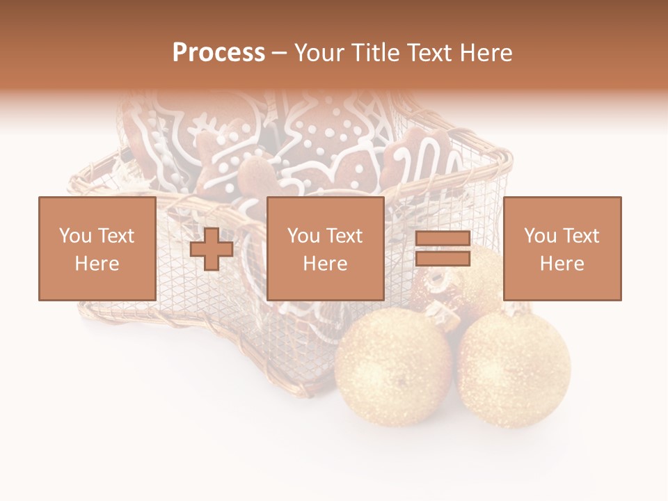 Tree White Background Holiday PowerPoint Template