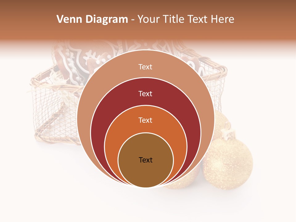 Tree White Background Holiday PowerPoint Template