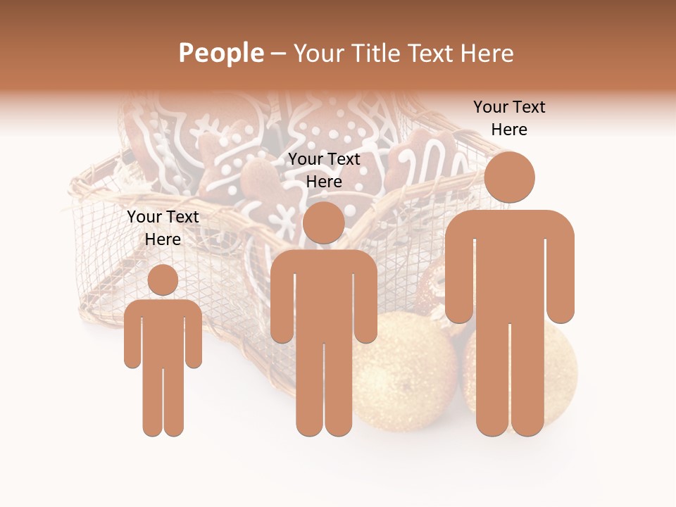 Tree White Background Holiday PowerPoint Template