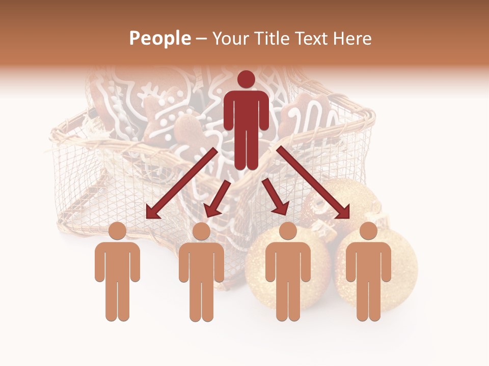 Tree White Background Holiday PowerPoint Template