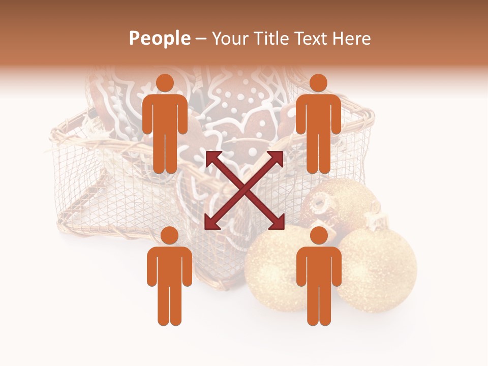 Tree White Background Holiday PowerPoint Template