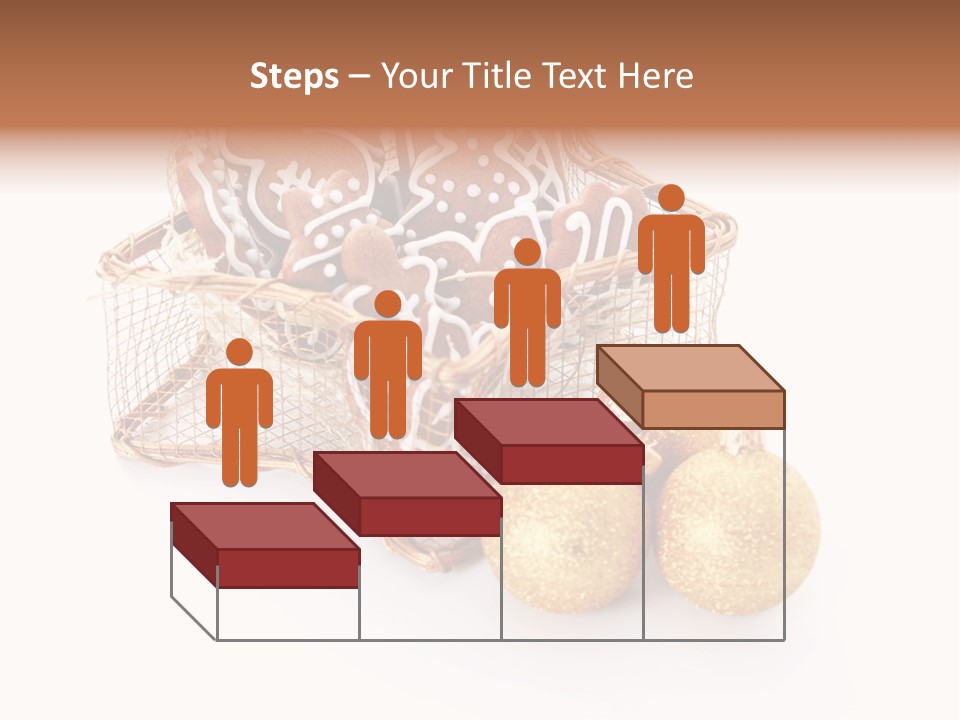 Tree White Background Holiday PowerPoint Template