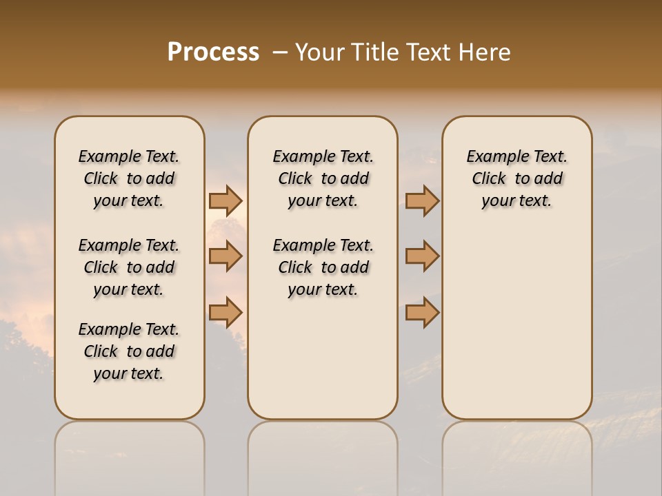 Sunrise Tea Scenery PowerPoint Template