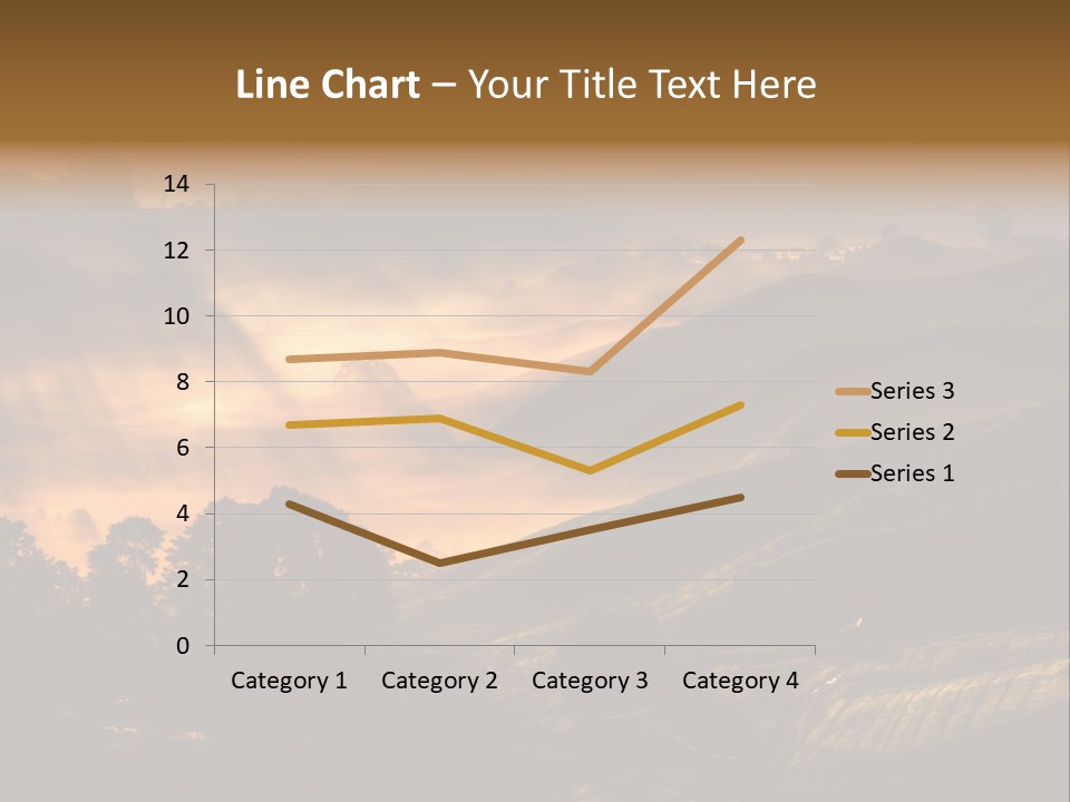 Sunrise Tea Scenery PowerPoint Template