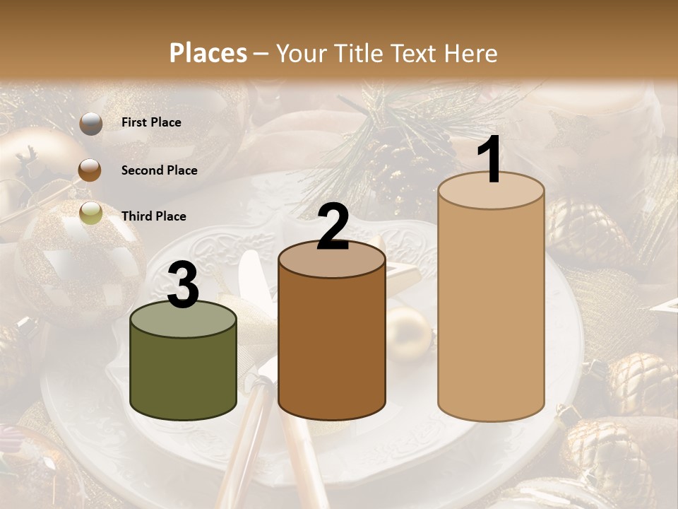 New Dinner Ribbon PowerPoint Template