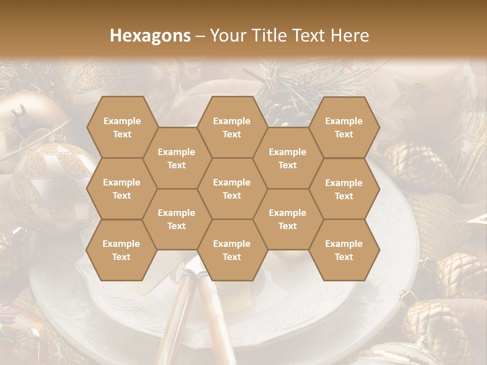 New Dinner Ribbon PowerPoint Template