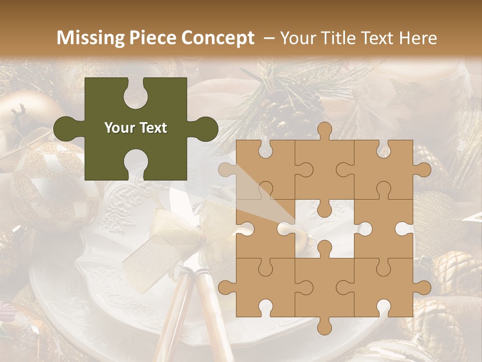 New Dinner Ribbon PowerPoint Template