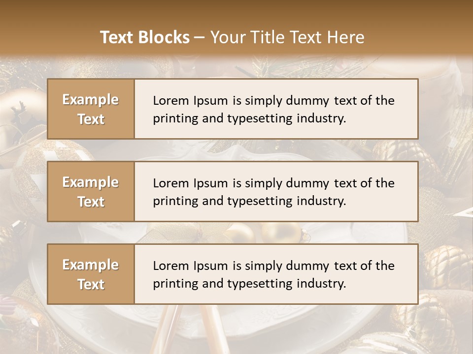 New Dinner Ribbon PowerPoint Template