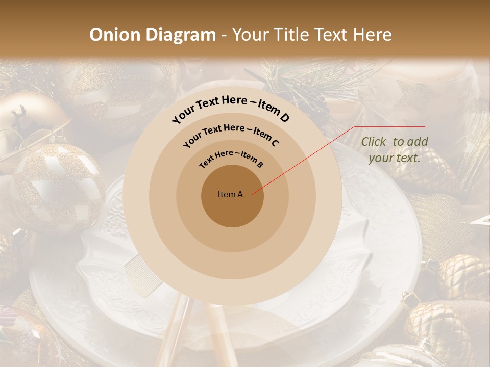 New Dinner Ribbon PowerPoint Template