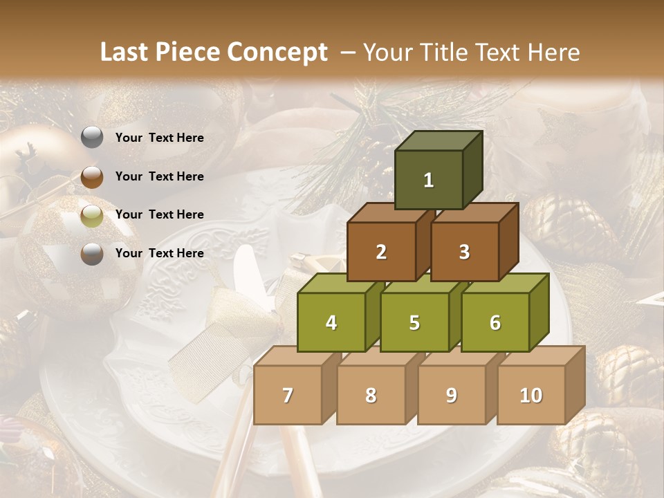 New Dinner Ribbon PowerPoint Template