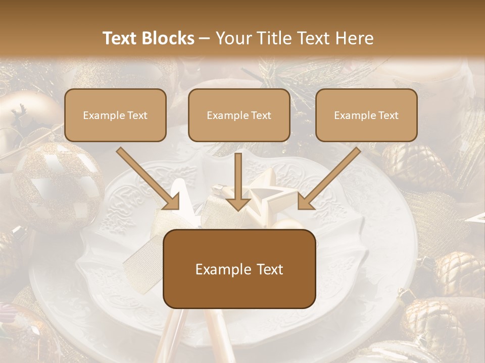 New Dinner Ribbon PowerPoint Template