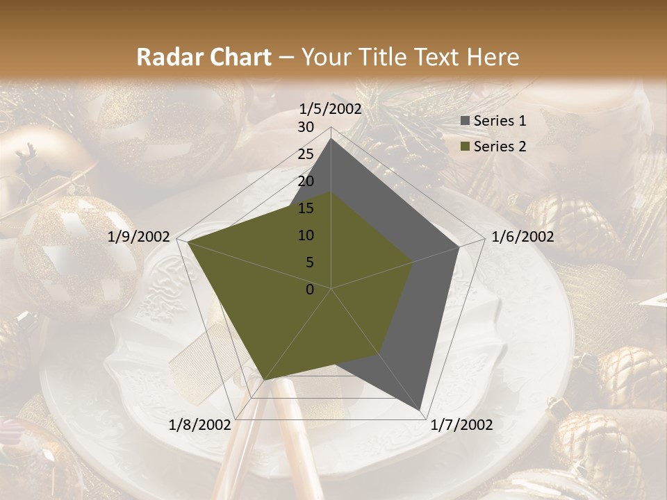 New Dinner Ribbon PowerPoint Template
