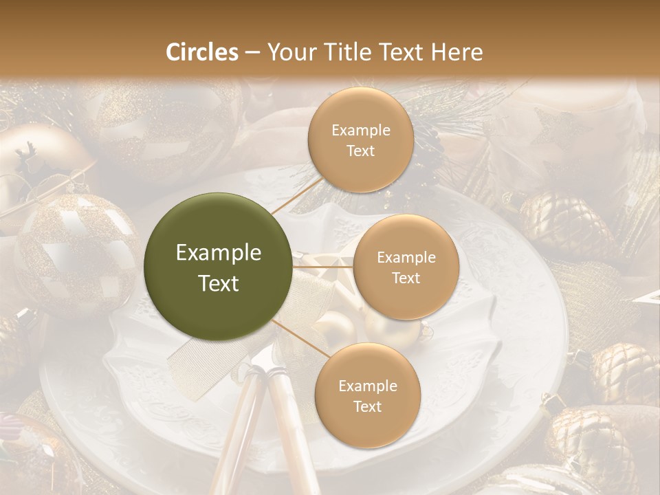 New Dinner Ribbon PowerPoint Template