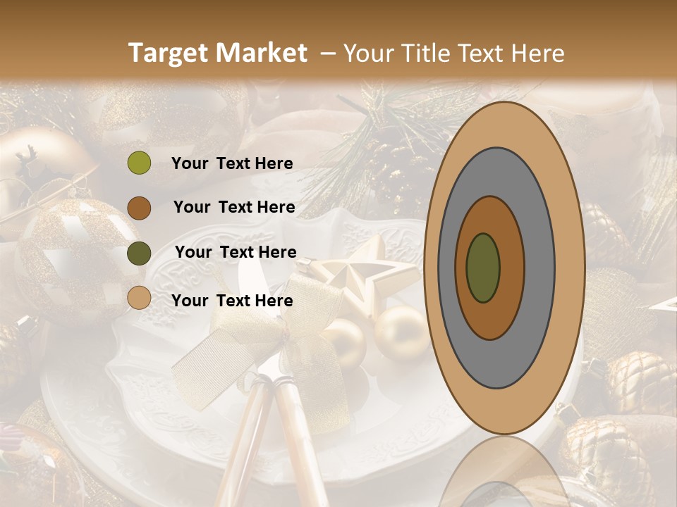 New Dinner Ribbon PowerPoint Template