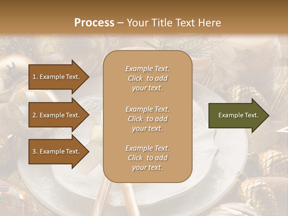 New Dinner Ribbon PowerPoint Template