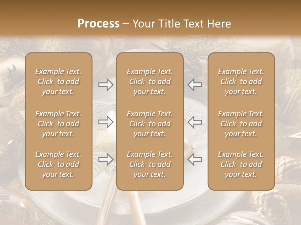 New Dinner Ribbon PowerPoint Template