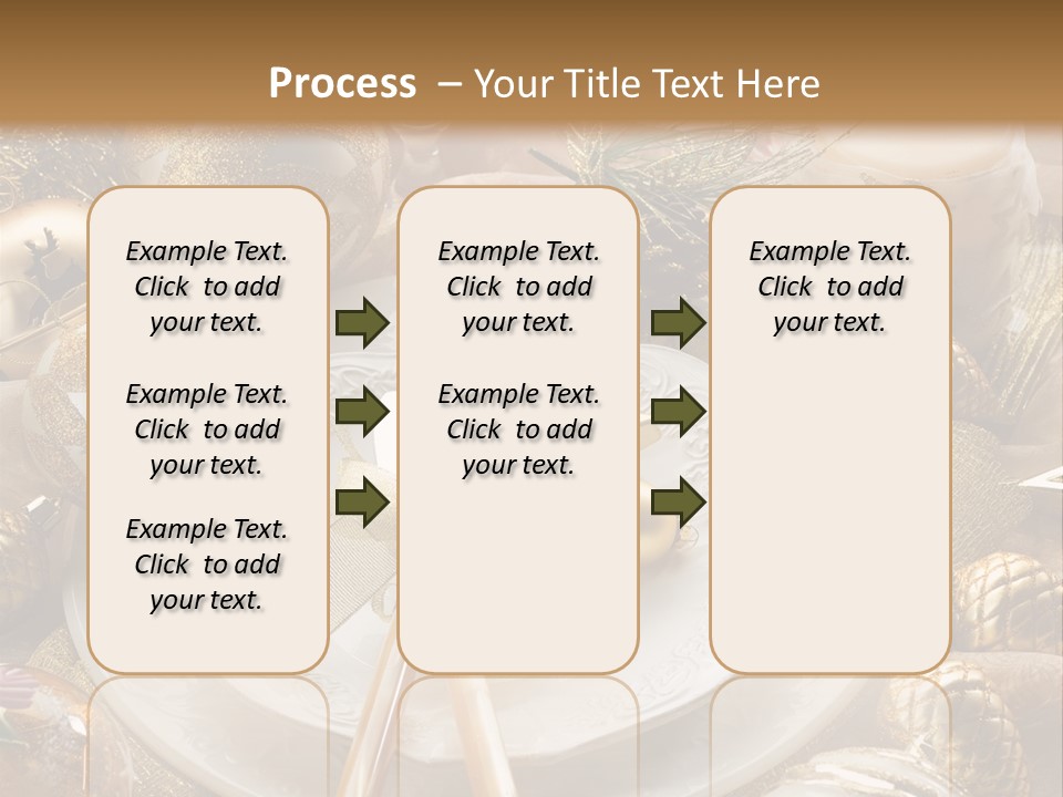 New Dinner Ribbon PowerPoint Template