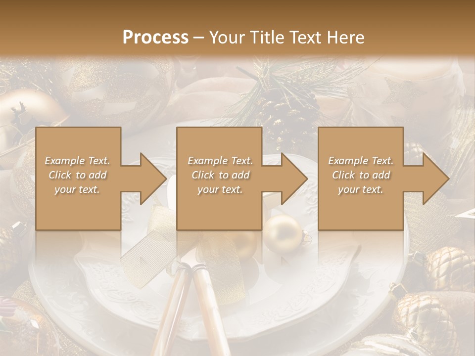 New Dinner Ribbon PowerPoint Template